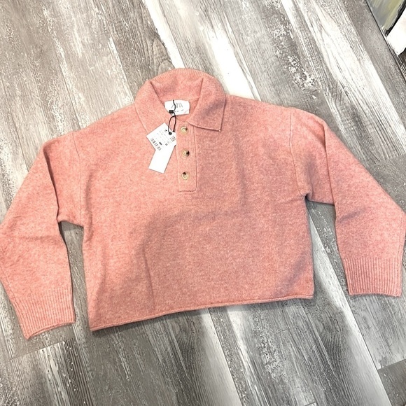 Zara Knit Polo Sweater - Picture 2 of 9